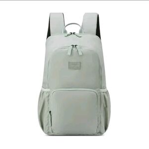 Florence by Mills Fresh Start Laptop Backpack Sage Green School Travel Bag New